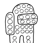 imprimer coloriage Pop it gratuit