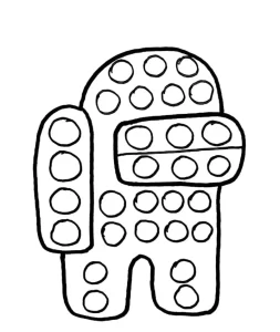 imprimer coloriage Pop it gratuit