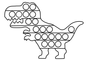 coloriage Pop it et decoupage a imprimer gratuit