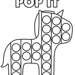 coloriage Pop it pour bebe a imprimer