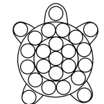 coloriage Pop it pour enfant de 2 ans