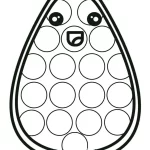 coloriage Pop it pour primaire
