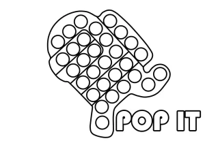 coloriage Pop it a imprimer