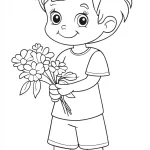coloriage Printemps et decoupage