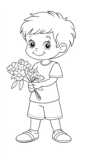 coloriage Printemps et decoupage
