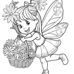 coloriage Printemps de pour enfants