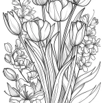 coloriage Printemps pour enfant de 3 ans