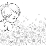 coloriage Printemps a colorier en ligne