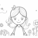 coloriage Printemps pour enfants a imprimer