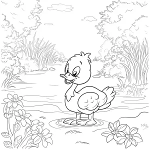 coloriage Printemps pour enfant de 7 ans