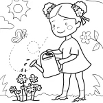 coloriage Printemps gratuit