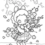 coloriage Printemps pour enfant de 4 ans
