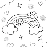 coloriage Printemps pour enfants à imprimer