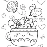 coloriage Printemps à imprimer pdf gratuit
