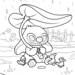 coloriage Printemps gratuit pour enfants