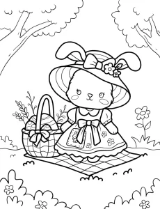 a imprimer coloriage Printemps gratuit