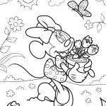 imprimer coloriage Printemps pour enfant