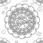 coloriage Printemps a colorier en ligne