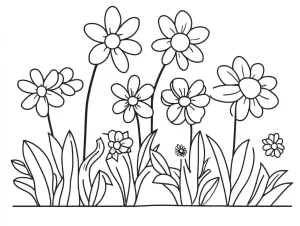 coloriage Printemps gratuit à imprimer