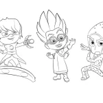coloriage Pyjamasque pour enfants à télécharger