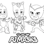 coloriage Pyjamasque gratuit