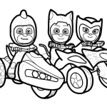 coloriage Pyjamasque à imprimer gratuit