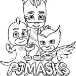 coloriage Pyjamasque à imprimer gratuitement