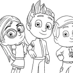 image de coloriage Pyjamasque pour enfant