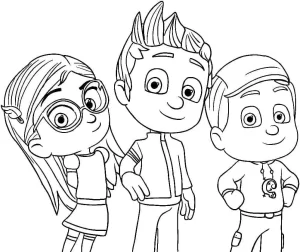 image de coloriage Pyjamasque pour enfant