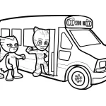 image de coloriage Pyjamasque pour enfant