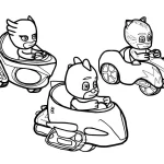 coloriage Pyjamasque gratuit pour enfants