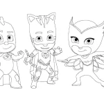 coloriage Pyjamasque en ligne pour enfant