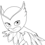 coloriage Pyjamasque pour enfant de 4 ans