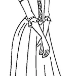 coloriage Raiponce à imprimer pdf gratuit