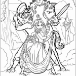 coloriage Raiponce à imprimer pour enfants