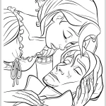 coloriage Raiponce a telecharger