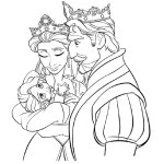 coloriage Raiponce à imprimer pour enfant de 12 ans