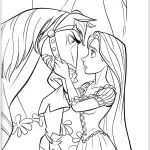 coloriage Raiponce et dessin a imprimer