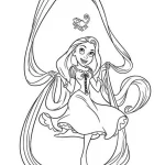 coloriage Raiponce en ligne