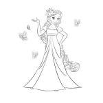 coloriage Raiponce pour enfant de 10 ans