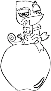 coloriage Raiponce à imprimer