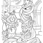 coloriage Raiponce a colorier en ligne