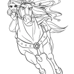 coloriage Raiponce à imprimer pdf gratuit