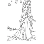 coloriage Raiponce gratuit