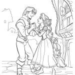 coloriage Raiponce à imprimer pdf gratuit
