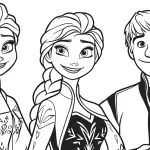 coloriage Reine Des Neiges en ligne