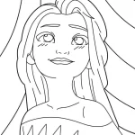 coloriage Reine Des Neiges pour enfant de 10 ans