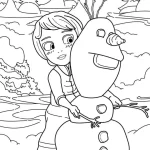coloriage Reine Des Neiges pour enfant de 6 ans