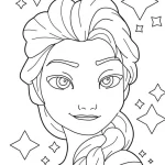 coloriage Reine Des Neiges a telecharger