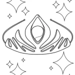 coloriage Reine Des Neiges à imprimer pour enfants